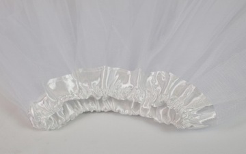 SPÓDNICZKA TIULOWA TIUL SPÓDNICA TUTU 50cm BIAŁA