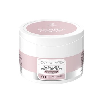 PHARM FOOT SKRAPER РАЗГЛАЖИВАЮЩИЙ СОЛЯНО-САХАРНЫЙ ПИЛИНГ ДЛЯ НОГ 200 г