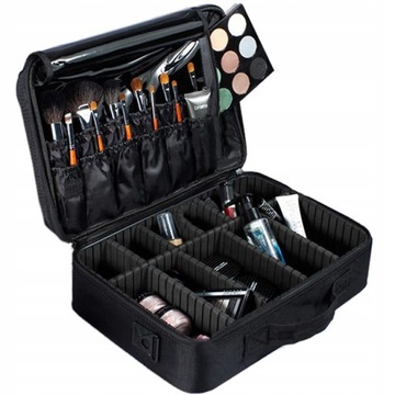 L339 Organizer na Kosmetyki Kuferek Etui Czarny