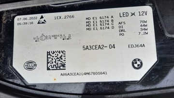 BMW IX20 M60 FULL LED LASER SVĚTLO PŘEDNÍ