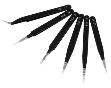 НАБОР МЕТАЛЛИЧЕСКИХ ДВИГАТЕЛЕЙ ESD 6шт. Пинцеты Пинцеты