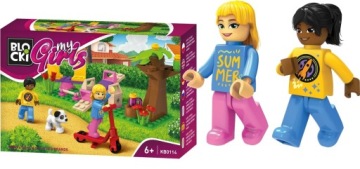 Клочки Blocki MyGirls ПРОГУЛКА В ПАРКЕ 81 штука KB 0114