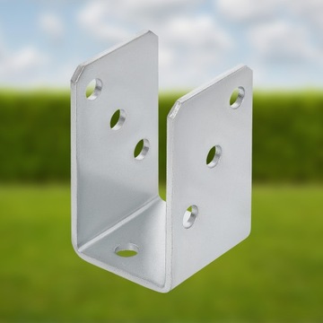 БОЛТОВАЯ П-ОБРАЗНАЯ БАЛКА ОСНОВАНИЕ КОЛОННЫ АНКЕРНЫЙ КРОНШТЕЙН ДЛЯ БЕТОННОЙ СТЕНЫ 50 мм