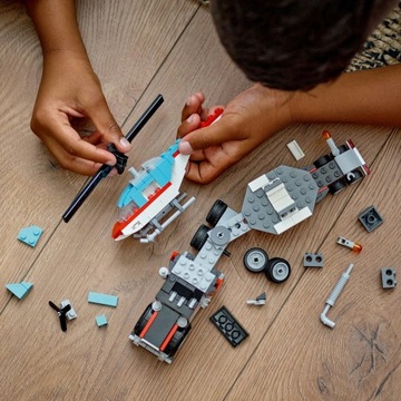 LEGO CREATOR BRICKS 31146 ЭВАКУАТОР С ПЛАТФОРМОЙ TIR С ВЕРТОЛЕТОМ