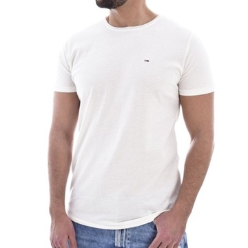 TOMMY HILFIGER JEANS KOSZULKA MĘSKA BIAŁA T-SHIRT XXL