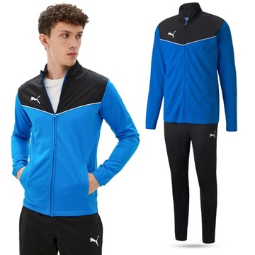 DRES MĘSKI PUMA ZESTAW BLUZA SPODNIE SPORT KOMPLET TERMOAKTYWNY 657534