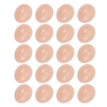 SZTUCZNE JAJKA SYMULOWANE PLASTIKOWY DREWNIANY STÓŁ JADALNY 5,5X5,5X4,5CM