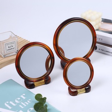 ЗЕРКАЛО ДВУСТОРОННЕЕ С УВЕЛИЧЕНИЕМ, КРУГЛОЕ, СРЕДНЯЯ 12 СМ