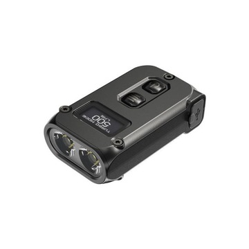 NITECORE MINI LATARKA MOCNA TINI2 OLED USB-C KIESZONKOWA IP54 500 LM UCHWYT