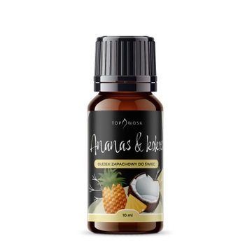 Olejek zapachowy do świec ANANAS I KOKOS 10 ml