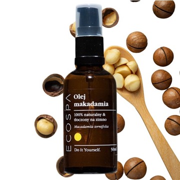 NATURALNY OLEJ MAKADAMIA MACADAMIA KOSMET BLIZNY ZMARSZCZKI 50 ML ECOSPA