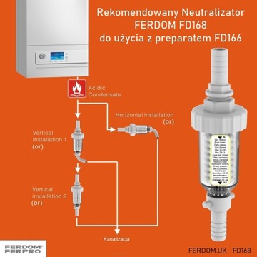FERDOM Нейтрализатор конденсата для котлов центрального отопления 200г