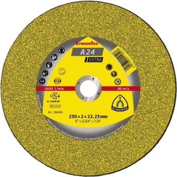 Tarcza do metalu 125x2,5 płaska 242138 KLINGSPOR