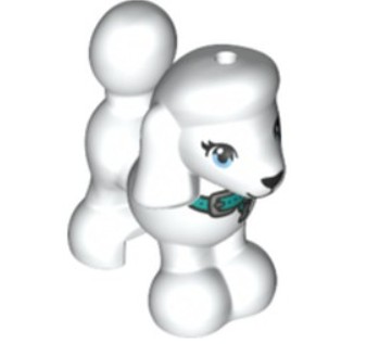 Lego Friends 11575Pb04 Pies Pudel Biały