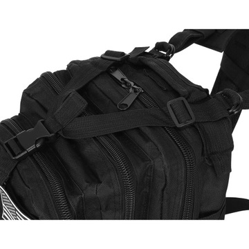 Plecak Turystyczny Trekkingowy Sportowy Wojskowy Taktyczny Czarny Męski XL