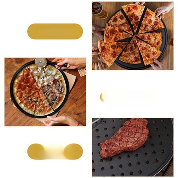 PANEL DO PIZZY MOŻNA MYĆ W ZMYWARCE PERFOROWANA FORMA DO PIECZENIA