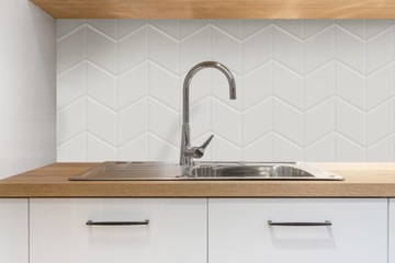 mozaika ceramiczna romb biała white