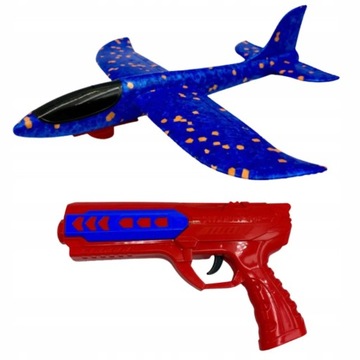 PISTOLET WYRZUTNIA NA SAMOLOT ZE STYROPIANU 25cm