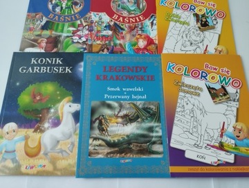 ZESTAW BAJEK A4 Pinokio + Zwierzęta Domowe + Dziki