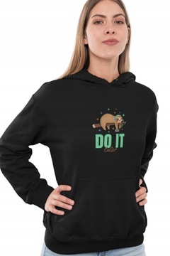 Bluza Z Kapturem Leniwiec Do It Later Hoodie XL