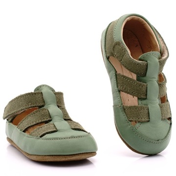OBEX KAPCIE SKÓRZANE BAREFOOT LEKKIE PANTOFLE BUTY DZIECIĘCE KAST 26