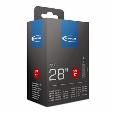 Dętka Schwalbe SV17 700x28/45C presta 40mm BOX