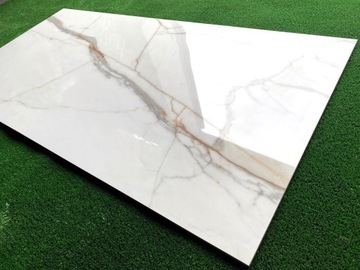 BIAŁY MARMUR POLEROWANY 120x60 WYSOKI POŁYSK g.I
