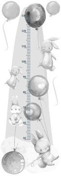 Miarka wzrostu naklejki na ścianę dla dzieci