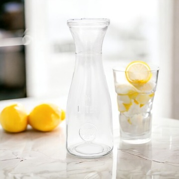 KARAFKA SZKLANA 1L NA WINO WODĘ LEMONIADĘ SOK DZBANEK POJEMNIK