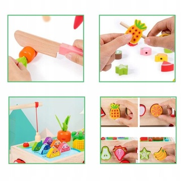 Сортировщик блоков Монтессори Головоломка «Поймай червячка»