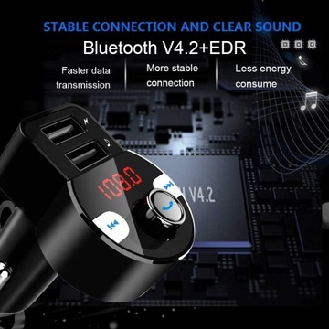 FM Bluetooth автомобильный аудиоадаптер-передатчик