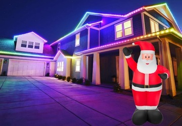 НАДУВНОЕ РОЖДЕСТВЕНСКОЕ УКРАШЕНИЕ САНТА СВЕТОДИОДНОЕ УКРАШЕНИЕ ДЛЯ САДА XL 150 см