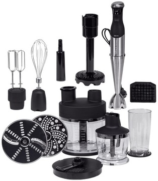 Blender GOTZE & JENSEN HB950K Inox z krajarką w kostkę kruszenie lodu 1000W