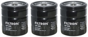 3× FILTRON OP 699 FILTR OLEJE