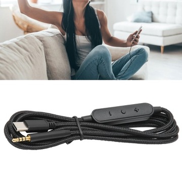 Kabel Audio słuchawek typu C USB C do 2.5mm kabel