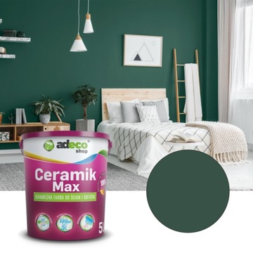 Farba do ścian zmywalna ZIELEŃ BOHO 5L