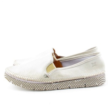 MACIEJKA 03512-25 MIĘKKIE ESPADRYLE złote 55694/38