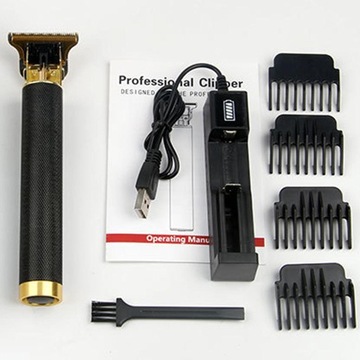 Электрический триммер для бороды T Blade, точный, профессиональный, черный