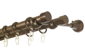 KARNISZE BASIC KARNISZ METAL PODWÓJNY 19 / 400