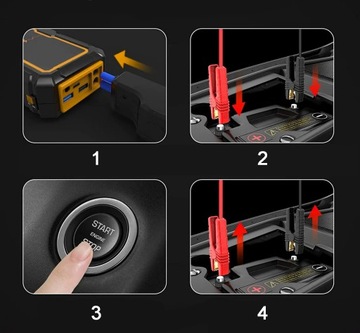 ПУСКОВОЕ УСТРОЙСТВО Пусковой усилитель Powerbank стартер 12В 2200А