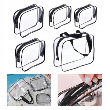 Водонепроницаемые прозрачные косметички 3 размеров