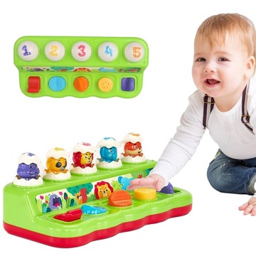 ZWIERZĘTA JAJKA ZABAWKI PRZEŁĄCZNIK MONTESSORI SENSORYCZNA INTERAKTYWNA