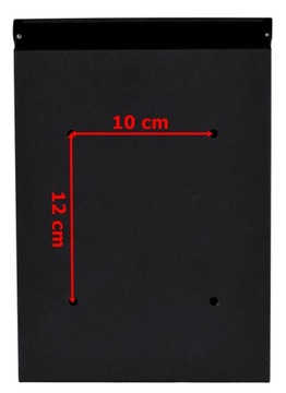 ПОЧТОВЫЙ ЯЩИК ДЛЯ ПИСЬМОВ С НАЗВАНИЕМ УЛИЦЫ, НОМЕРОМ ДОМА И ЧЕРНОЙ ИНСТРУКЦИЕЙ