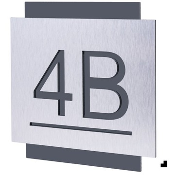 АДРЕСНАЯ ТАБЛИЧКА С НОМЕРОМ ДОМА | НОМЕР ДЛЯ АЛЮМИНИЕВОГО ДОМА УЛИЦА| 25х25см