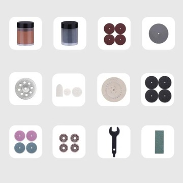 Универсальный набор насадок для мини-измельчителя, 361 штука.