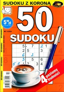 50 SUDOKU 7 - 8 / 2024 KORONA
