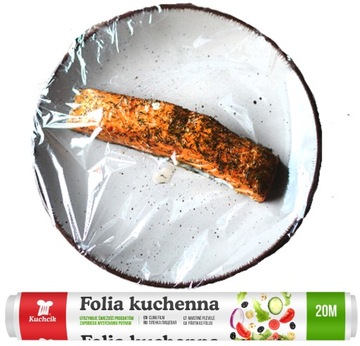 FOLIA KUCHENNA SPOŻYWCZA SAMOKLEJĄCA stretch 20m