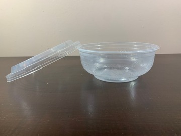 Контейнер для микроволновой печи из ПП толщиной 610 мл + крышка 50 шт.