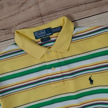 POLO RALPH LAUREN Koszulka Polo Męska w Paski r. L