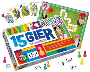 15 GIER- gry dla całej rodziny - Multigra